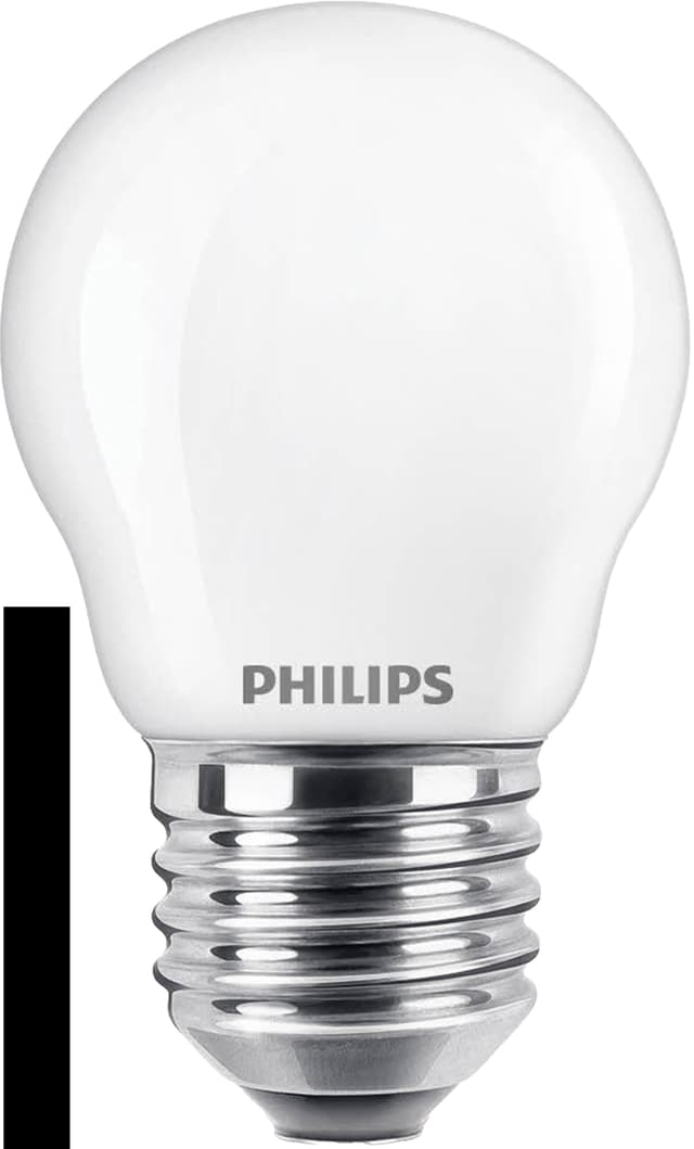Philips Classic P45 LED-pære 4W E27 (2 pk) (varm hvid)