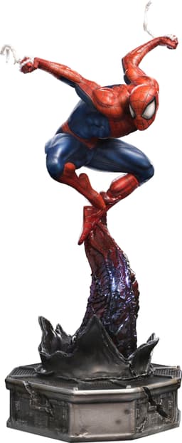 Iron Studios Spider-Man actionfigur (Spider-Man vs Villains Diorama)