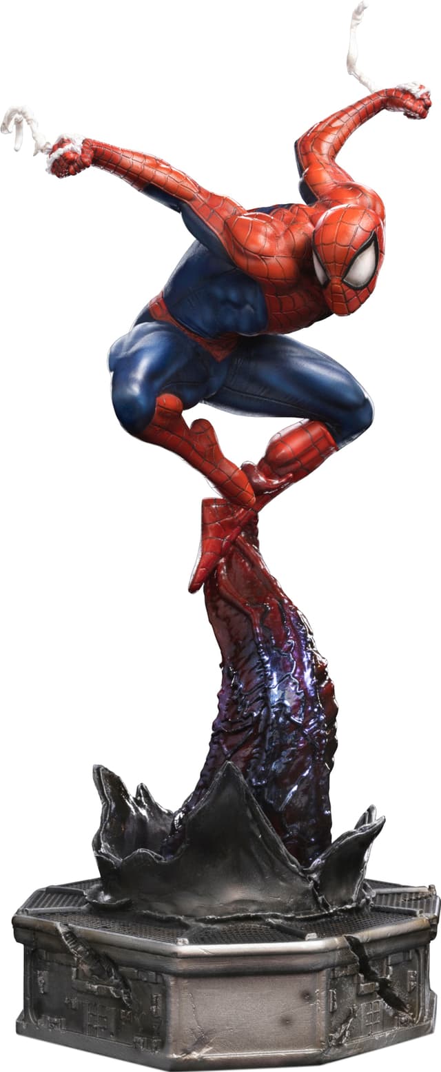 Iron Studios Spider-Man actionfigur (Spider-Man vs Villains Diorama)