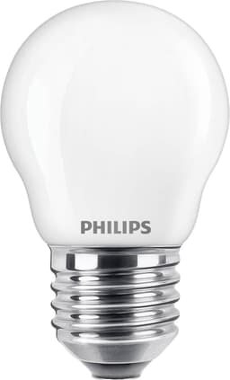 Philips Classic P45 LED lamppu 2 W E27 (2 kpl, lämmin valkoinen)