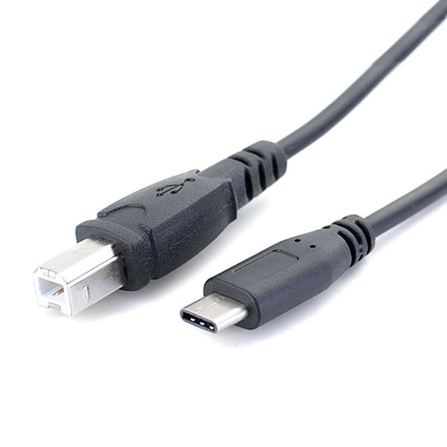 NÖRDIC USB-C 2.0 til USB 2.0 B datakabel 3m USB-skriverkabel
