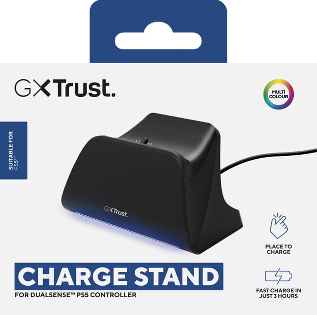 Trust GXT255 PS5 DualSense ladestativ