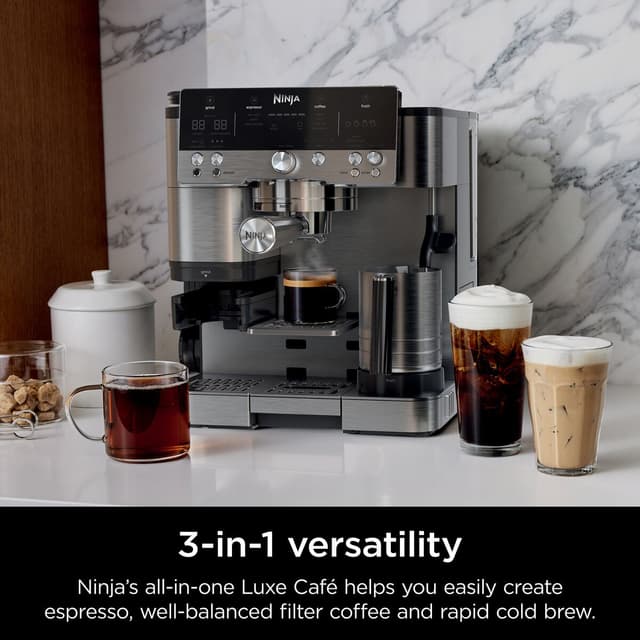 Base De Tassage Métal Pour Machine à Café Ninja Luxe ES601 | Support Stable, Extraction Optimale - 4