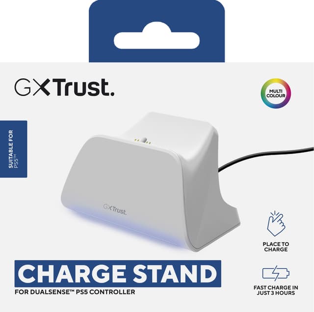Trust GXT255W PS5 DualSense ladestativ