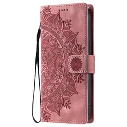 For Samsung Galaxy A26 Lommebok Deksel Shell Mandala Blomstermønster