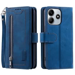 Xiaomi Redmi Note 14 4GC Kuori Vetoketjutaskulla ja 9 Korttipaikalla
