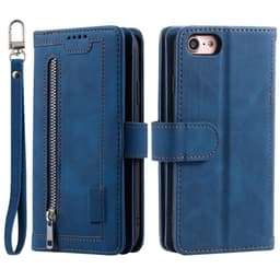 Til iPhone 16e Deksel med Glidelås og 9 Kortspor