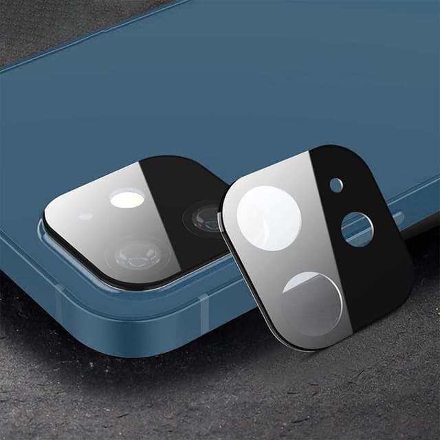 HAT PRINCE iPhone 12 mini heltäckande härdat glas kamera lins