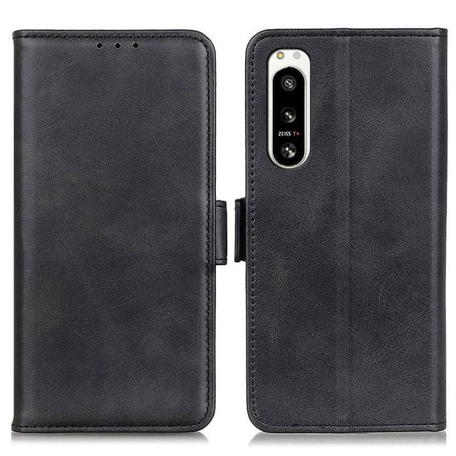 Sony Xperia 5 IV Plånboksfodral Svart Flera kortplatser