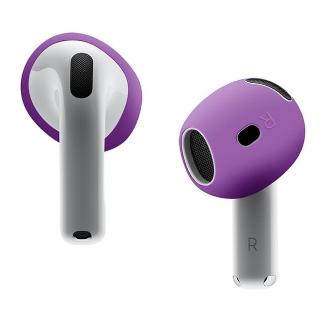 For AirPods 4 ørepropper Sklisikkert silikonetui Ørepropper Ørepropper - Lilla
