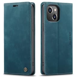 CASEME Retro tegnebog taske til iPhone 13 Pro - Blå