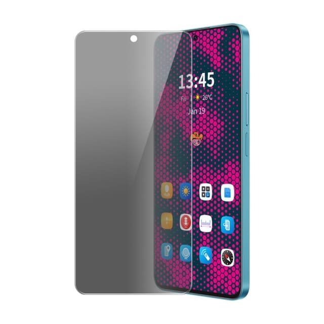 Til Samsung Galaxy A36 A56 Privacy Anti-Spy Privacy Fuld dækning hærdet glas