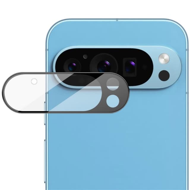 IMAK För Google Pixel 9 Pro XL Kameralins Skydd Härdat Glas (Svart Version)