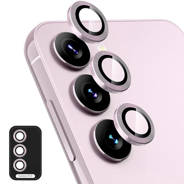 ENKAY Kamera Lins Skydd till Samsung Galaxy A16 - Rosa