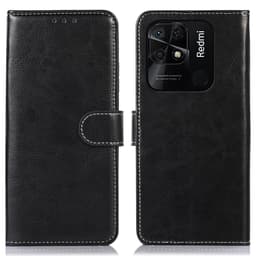 Til Xiaomi Redmi 10C Crazy Horse Texture Telefontaske