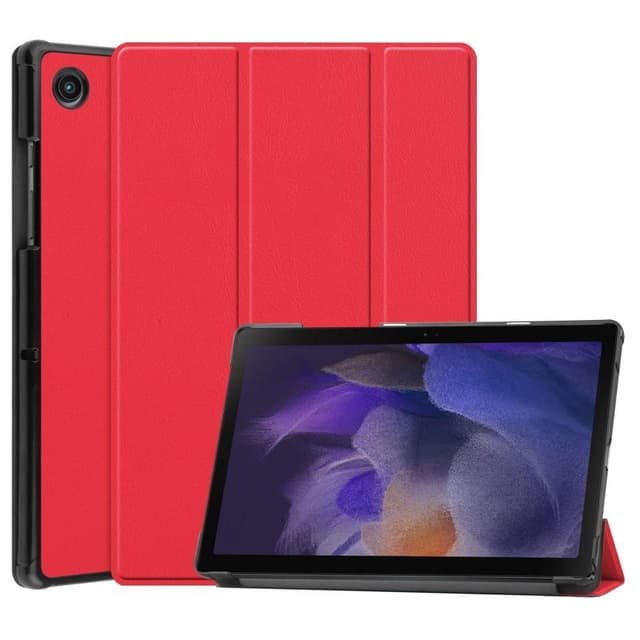 Kolminkertainen telinekotelo Samsung Galaxy Tab A8 10.5"" (2021) - Punainen