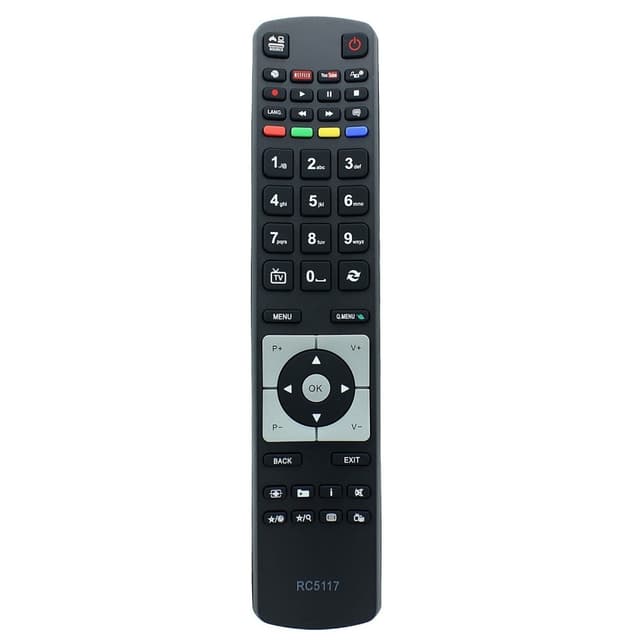 Erstatning av fjernkontroll for RC5117 For Hitachi TV
