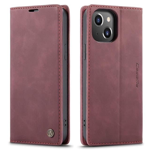 CASEME Plånboksfodral iPhone 13 Pro - Röd