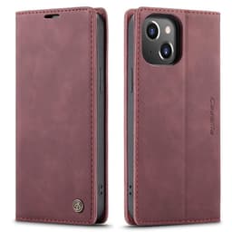 CASEME Retro tegnebog taske til iPhone 13 Pro - rød