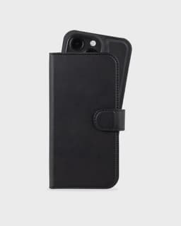 Holdit Cover Wallet Case Magnet Plus Black til iPhone 16 Pro Max