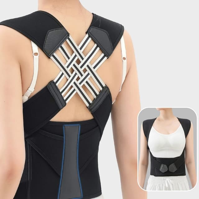 Korrigera Hållning Rygg Back Posture Corrector Brace för män Kvinnor - XL