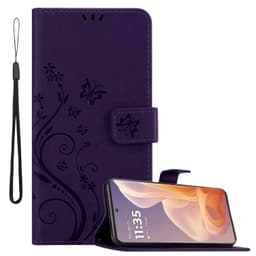 Motorola Moto G85 Suojakuori Lompakkokotelo Kukka