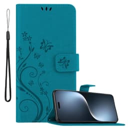 Honor Magic 7 Pro Suojakuori Lompakkokotelo Kukka