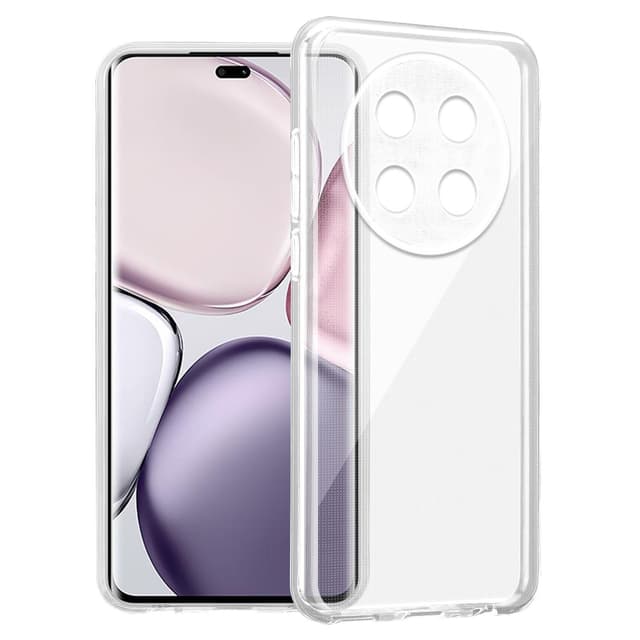 Cover Ibrida Per Honor Magic 7 Lite 5G E X9c – Custodia In Silicone Con Pannello In Vetro Temperato A Gradiente, Antiurto - 5