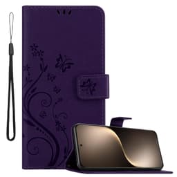 Honor Magic 7 Pungetui Cover Blomster (Lilla)