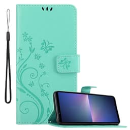 Sony Xperia 5 V Suojakuori Lompakkokotelo Kukka