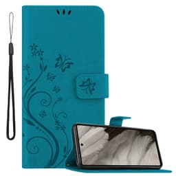 Google Pixel 7A Suojakuori Lompakkokotelo Kukka