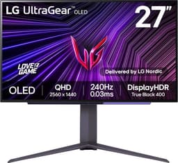 LG UltraGear 27GS95QE 27" OLED gamingskærm