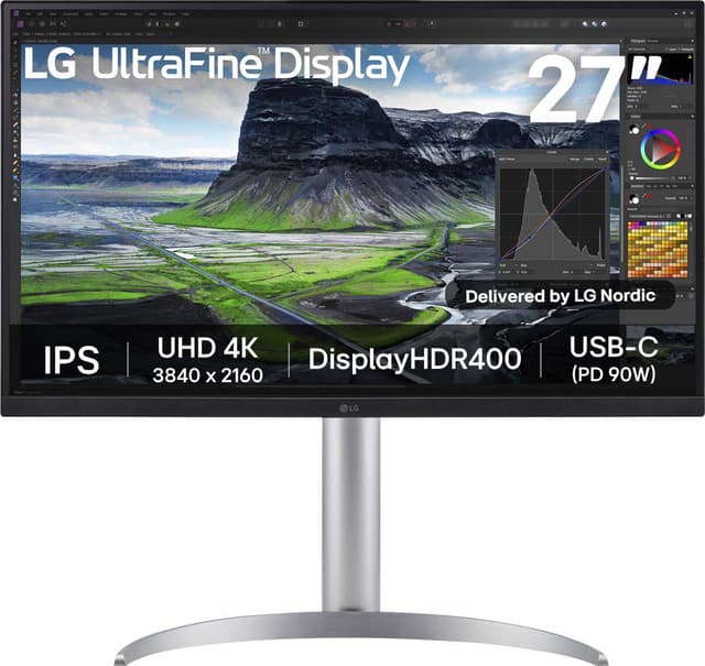 LG UltraFine 27UQ850V 27" skærm