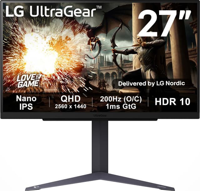 LG UltraGear 27GS75Q 27" gamingskjerm