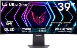 LG UltraGear 39GS95QE 39" OLED välvd bildskärm gaming