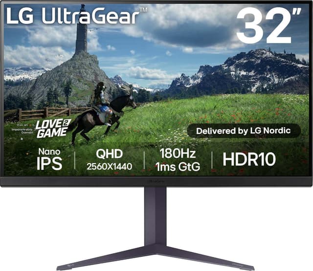 LG UltraGear 27GS85Q 27/QHD/N-IPS/180Hz/1ms | Elgiganten