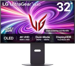 LG UltraGear 32GS95UV 32" gamingskærm