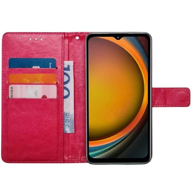 Lompakkokotelo 3-kortti Samsung Galaxy Xcover 7 Pro - Vaaleanpunainen