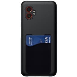 Silikonikuori korttitelineellä Samsung Galaxy Xcover 7 Pro - Musta