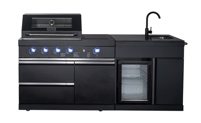 Pure - Frittstående utekjøkken - Compact - Svart