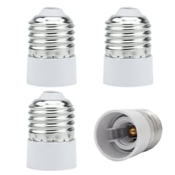 Lampadapter för omformatering 4x Set (E27 till E14)
