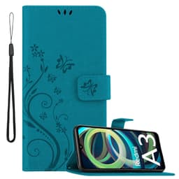 Xiaomi RedMi A3 / A3X Suojakuori Lompakkokotelo Kukka