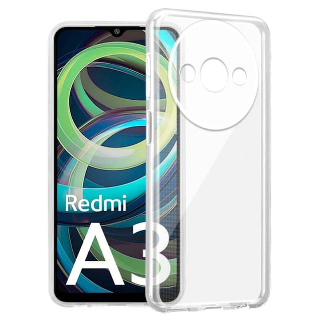 JIUNINE Cover per Xiaomi Redmi A3, Custodia Portafoglio Libro in Pelle Sintetica Antiurto Cover Flip Case con Slot per Schede, Fibbia Magnetica Compatibile con Xiaomi Redmi A3, Nero