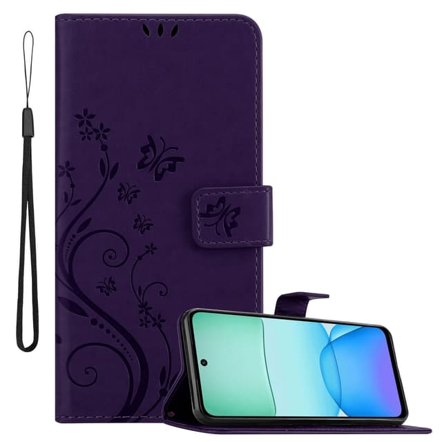 Xiaomi RedMi 13 4G Suojakuori Lompakkokotelo Kukka