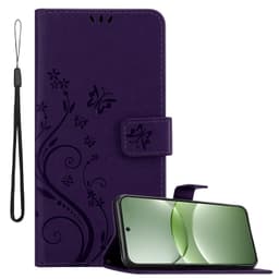 Huawei Nova 13 Pungetui Cover Blomster (Lilla)