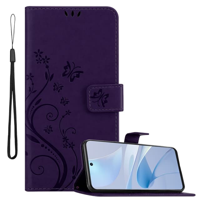 Huawei Nova 13i Pungetui Cover Blomster (Lilla)