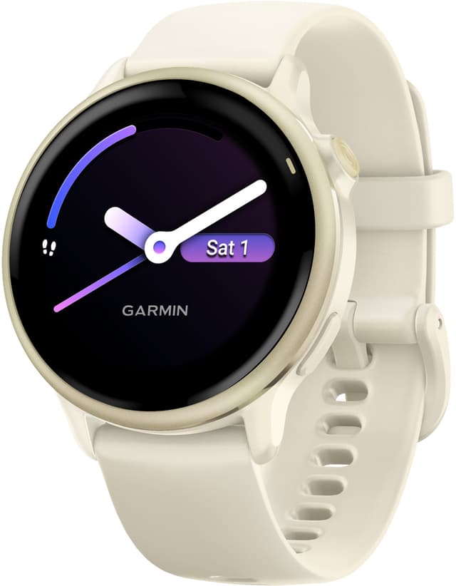 Garmin Vivoactive 6 älykello 42 mm (Bone/Lunar Gold)