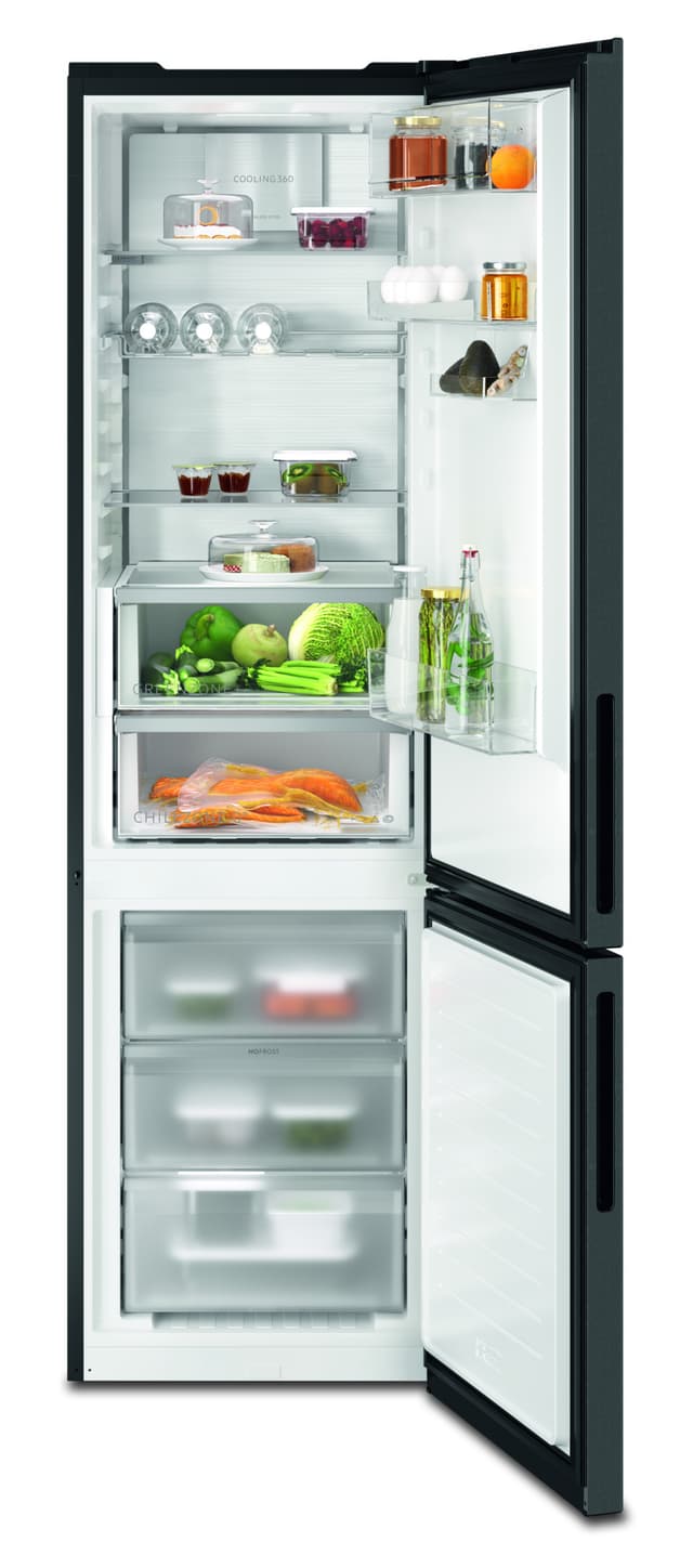 Electrolux Kombiskåp LNT8MB36B (Svart rostfritt)