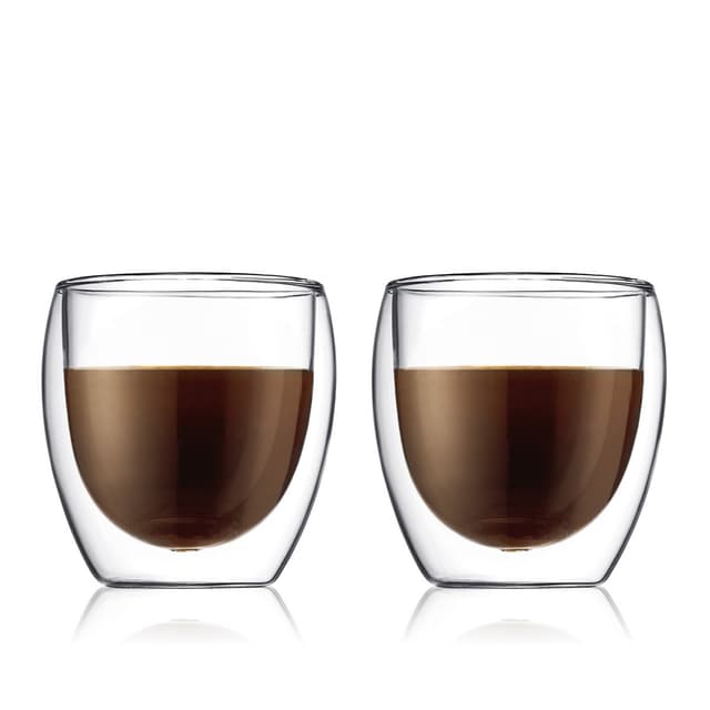 Bodum 2 stk termoglass med doble vegger PAVINA 0.25 L