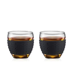 Bodum 2 pk glass med silikonbånd PAVINA 0.1 L